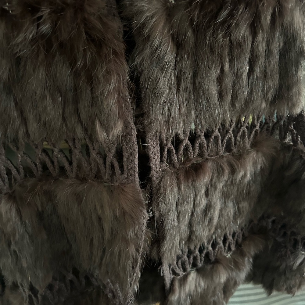 Authentic Angora Rabbit Fur Vest - Picture 5 of 11